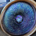 'Resembling Peacock Feathers' Tenmoku Tea Cup - Ảnh 5