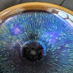 'Resembling Peacock Feathers' Tenmoku Tea Cup - Ảnh 6
