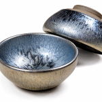 'Hundred Flowers' Bo Xing Tenmoku Tea Cup - Ảnh 3