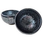 'Origin of Life' Blue Chanding Tenmoku Tea Cup - Ảnh 3